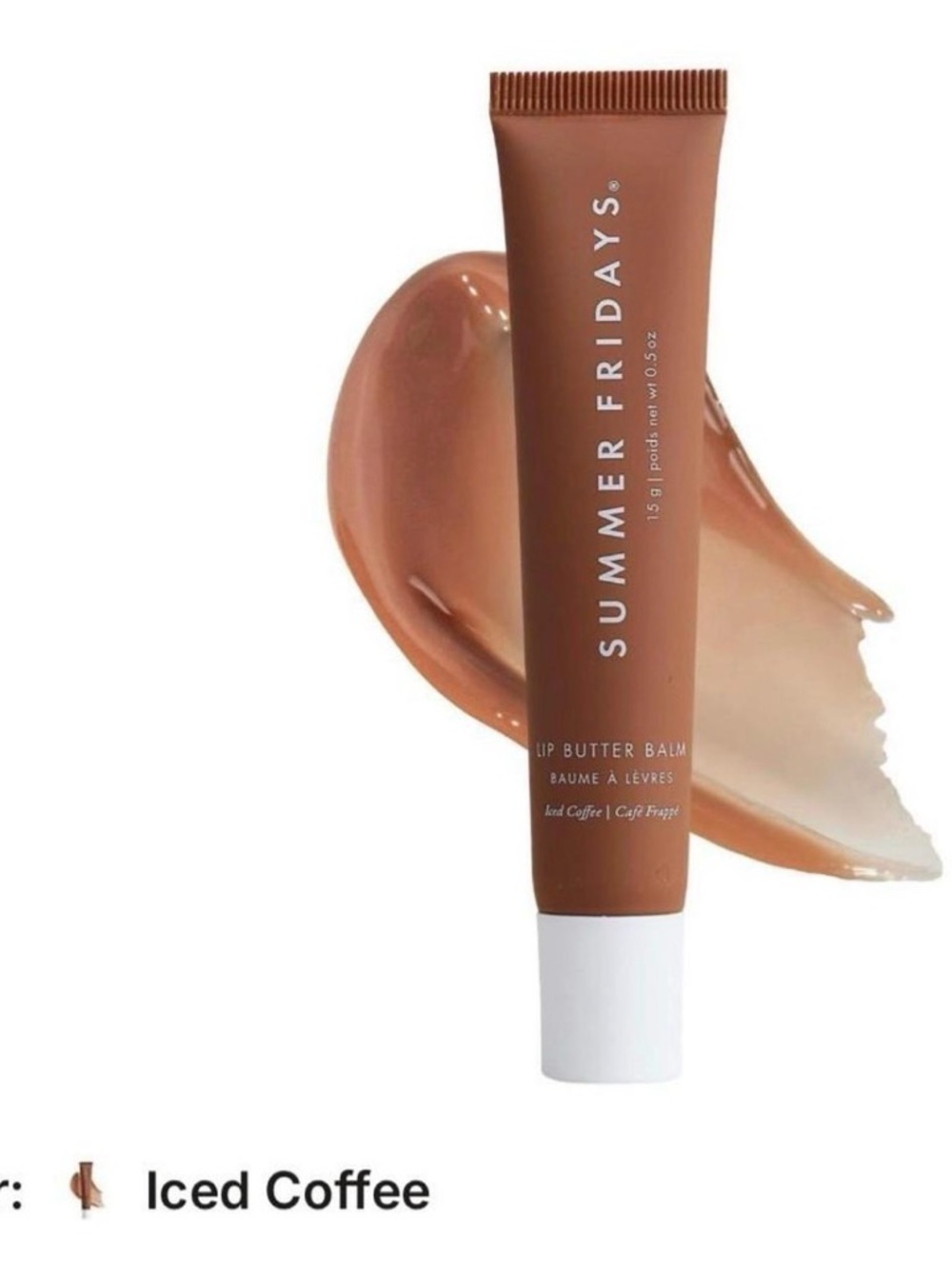 🔥3-$30🔥Summer Fridays Lip Butter Balm - Iced Coffee Tone